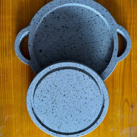 Piatto e Supporto in Pietra Lavica – Cucina, Ristorante, Braceria, Casa