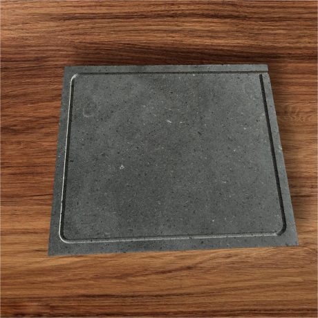Piastra in Pietra Lavica con scolo 50x35 Spess. 2 cm